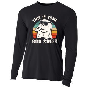 This Is Some Boo Sheet Funny Halloween Ghost Cooling Performance Long Sleeve Crew