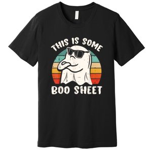 This Is Some Boo Sheet Funny Halloween Ghost Premium T-Shirt