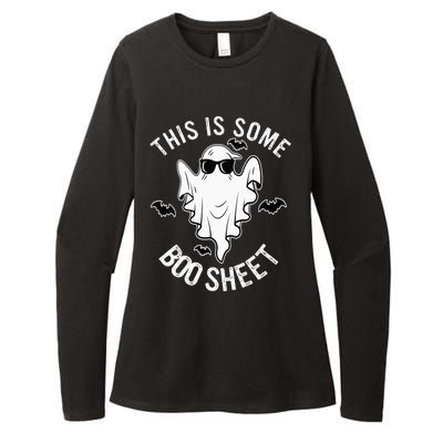 This Is Some Boo Sheet Ghost Halloween Costume Womens CVC Long Sleeve Shirt