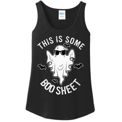 This Is Some Boo Sheet Ghost Halloween Costume Ladies Essential Tank