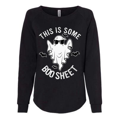 This Is Some Boo Sheet Ghost Halloween Costume Womens California Wash Sweatshirt