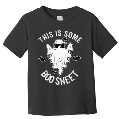 This Is Some Boo Sheet Ghost Halloween Costume Toddler T-Shirt