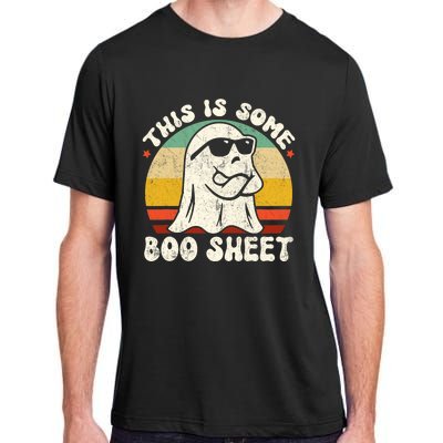 This Is Some Boo Sheet Cool Ghost Funny Halloween Costume Vintagee Design Adult ChromaSoft Performance T-Shirt