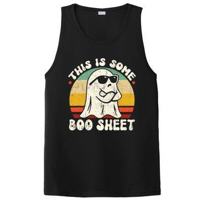 This Is Some Boo Sheet Cool Ghost Funny Halloween Costume Vintagee Design PosiCharge Competitor Tank