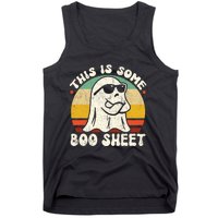 This Is Some Boo Sheet Cool Ghost Funny Halloween Costume Vintagee Design Tank Top