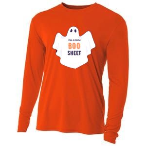 This Is Some Boo Sheet Halloween Ghost Funny Cooling Performance Long Sleeve Crew