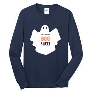 This Is Some Boo Sheet Halloween Ghost Funny Tall Long Sleeve T-Shirt