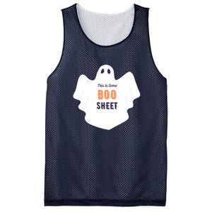 This Is Some Boo Sheet Halloween Ghost Funny Mesh Reversible Basketball Jersey Tank