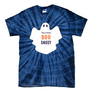 This Is Some Boo Sheet Halloween Ghost Funny Tie-Dye T-Shirt