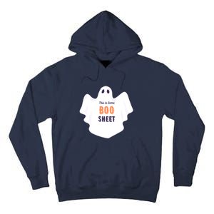 This Is Some Boo Sheet Halloween Ghost Funny Tall Hoodie