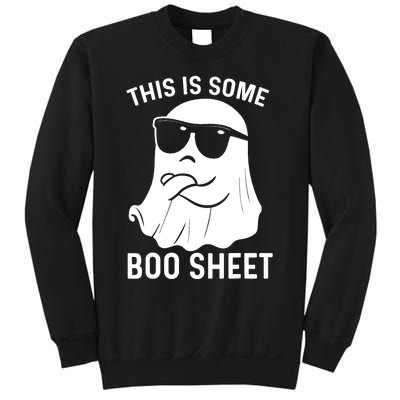 This Is Some Boo Sheet Ghost Halloween Costume Funny Ghost Sweatshirt