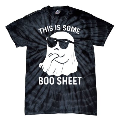 This Is Some Boo Sheet Ghost Halloween Costume Funny Ghost Tie-Dye T-Shirt