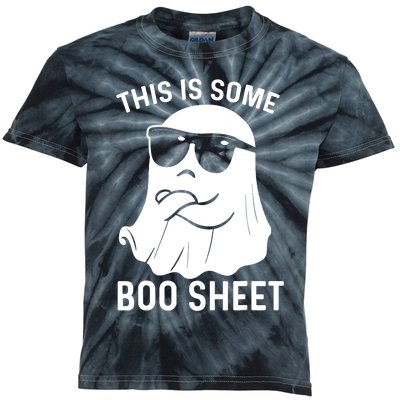 This Is Some Boo Sheet Ghost Halloween Costume Funny Ghost Kids Tie-Dye T-Shirt