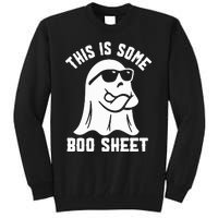 This Is Some Boo Sheet Cute Ghost Halloween Cool Ghost Some Spooky Tall Sweatshirt