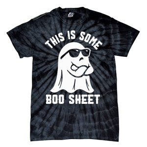 This Is Some Boo Sheet Cute Ghost Halloween Cool Ghost Some Spooky Tie-Dye T-Shirt