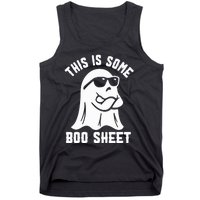 This Is Some Boo Sheet Cute Ghost Halloween Cool Ghost Some Spooky Tank Top