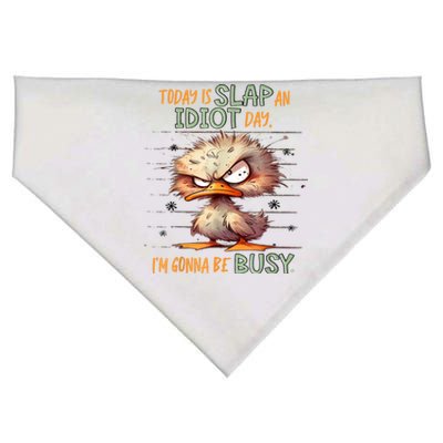 Today Is Slap An Idiot Day IM Gonna Be Busy USA-Made Doggie Bandana