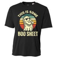 This Is Some Boo Sheet Halloween Funny Vintage Ghost Design Cooling Performance Crew T-Shirt