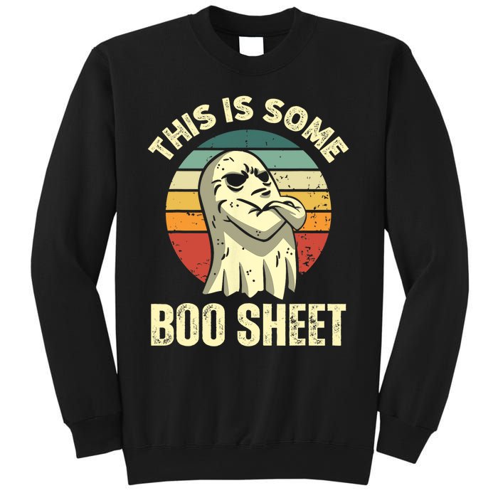 This Is Some Boo Sheet Halloween Funny Vintage Ghost Design Sweatshirt