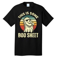 This Is Some Boo Sheet Halloween Funny Vintage Ghost Design Tall T-Shirt