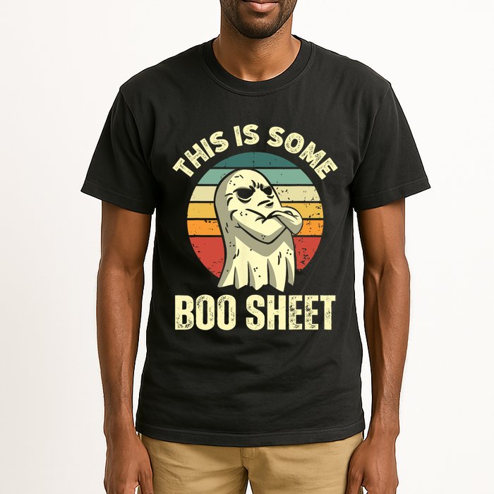 This Is Some Boo Sheet Halloween Funny Vintage Ghost Design Tall T-Shirt