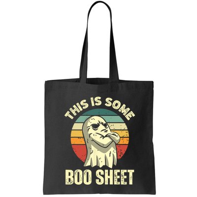 This Is Some Boo Sheet Halloween Funny Vintage Ghost Design Bag