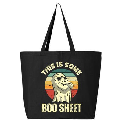 This Is Some Boo Sheet Halloween Funny Vintage Ghost Design 25L Jumbo Tote