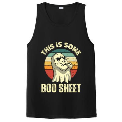 This Is Some Boo Sheet Halloween Funny Vintage Ghost Design PosiCharge Competitor Tank
