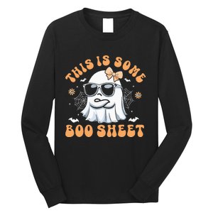 This Is Some Boo Sheet Cute Ghost Halloween Long Sleeve Shirt