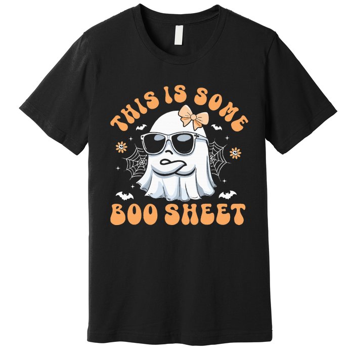 This Is Some Boo Sheet Cute Ghost Halloween Premium T-Shirt