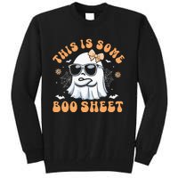 This Is Some Boo Sheet Cute Ghost Halloween Tall Sweatshirt