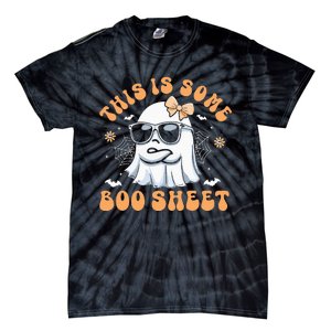 This Is Some Boo Sheet Cute Ghost Halloween Tie-Dye T-Shirt