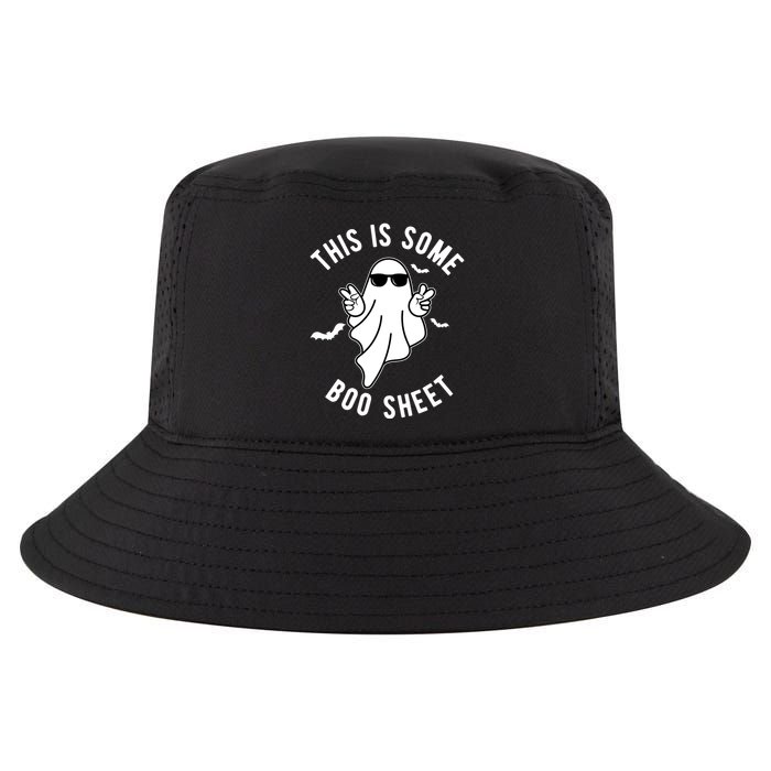 This Is Some Boo Sheet Ghost Funny Halloween Cool Comfort Performance Bucket Hat