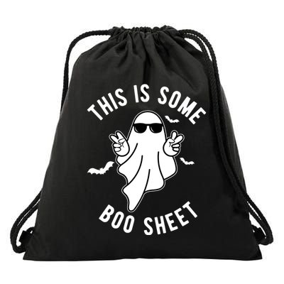 This Is Some Boo Sheet Ghost Funny Halloween Drawstring Bag