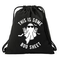 This Is Some Boo Sheet Ghost Funny Halloween Drawstring Bag