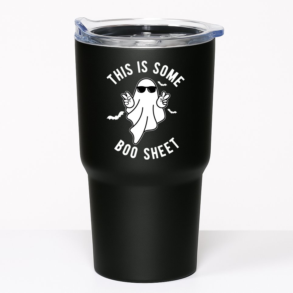 This Is Some Boo Sheet Ghost Funny Halloween Tumbler