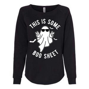 This Is Some Boo Sheet Ghost Funny Halloween Womens California Wash Sweatshirt