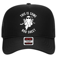 This Is Some Boo Sheet Ghost Funny Halloween Trucker Hat