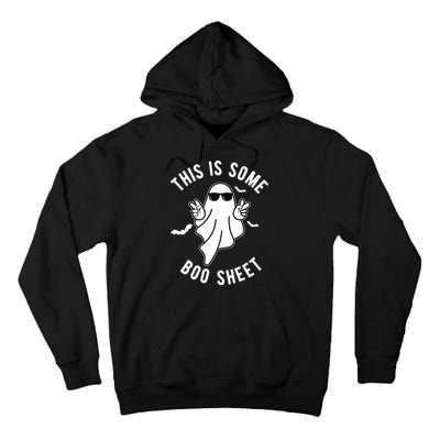 This Is Some Boo Sheet Ghost Funny Halloween Tall Hoodie