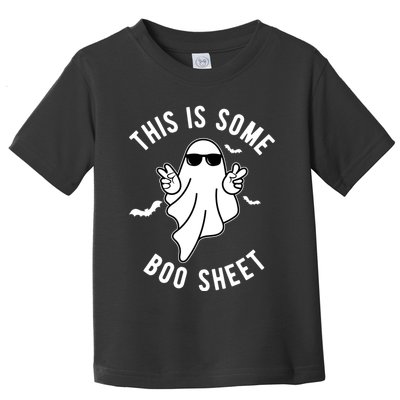 This Is Some Boo Sheet Ghost Funny Halloween Toddler T-Shirt
