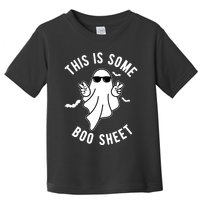 This Is Some Boo Sheet Ghost Funny Halloween Toddler T-Shirt