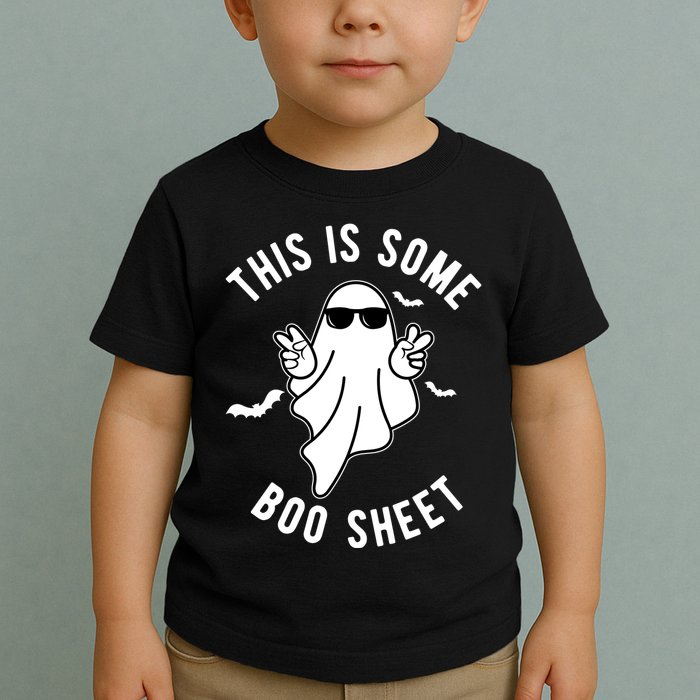 This Is Some Boo Sheet Ghost Funny Halloween Toddler T-Shirt