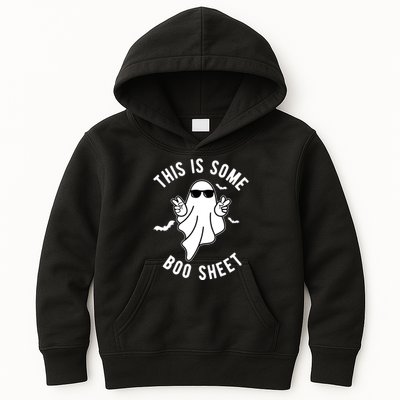 This Is Some Boo Sheet Ghost Funny Halloween Kids Hoodie
