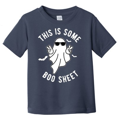 This Is Some Boo Sheet Ghost Funny Halloween Toddler T-Shirt