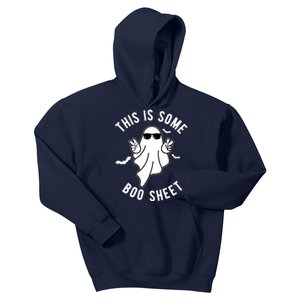 This Is Some Boo Sheet Ghost Funny Halloween Kids Hoodie