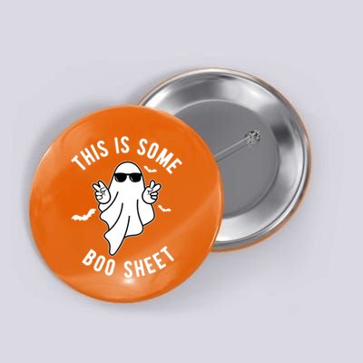 This Is Some Boo Sheet Ghost Funny Halloween Button