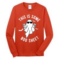 This Is Some Boo Sheet Ghost Funny Halloween Tall Long Sleeve T-Shirt