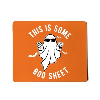 This Is Some Boo Sheet Ghost Funny Halloween Mousepad