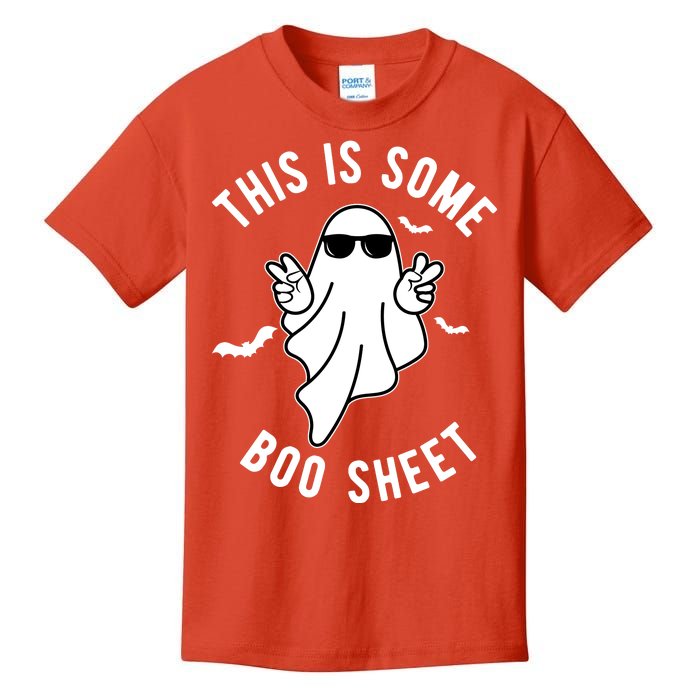 This Is Some Boo Sheet Ghost Funny Halloween Kids T-Shirt