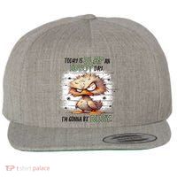 Today Is Slap An Idiot Day IM Gonna Be Busy Wool Snapback Cap